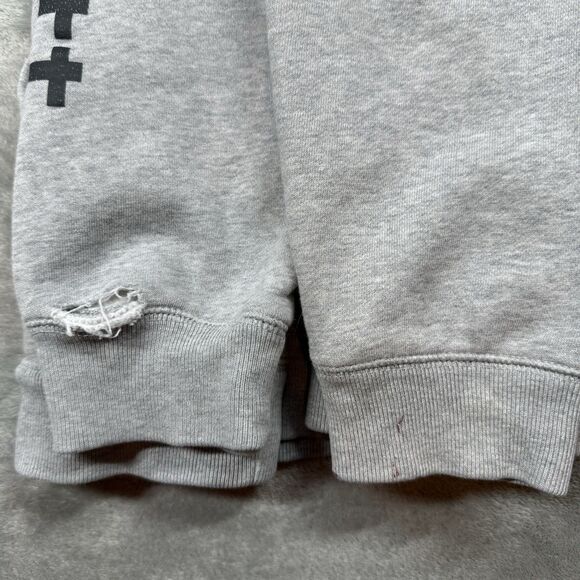 Carhartt Hoodie Youth XL Gray Kangaroo Pocket Logo Pullover - Picture 5 of 8